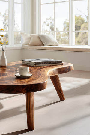 Farmhouse Solid Wood Coffee Table For Living Roomdecor And Home Style