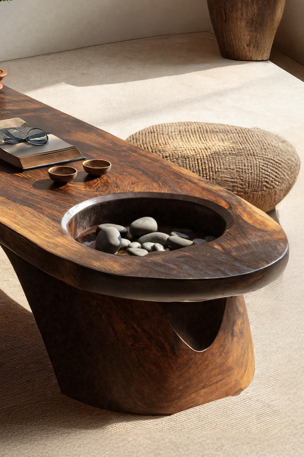 Handcrafted Wooden Live Edge Coffee Table For Living Roomdecor