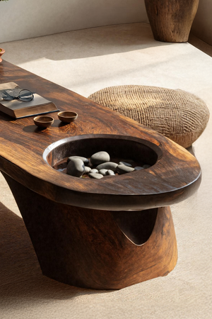 Handcrafted Wooden Live Edge Coffee Table For Living Roomdecor