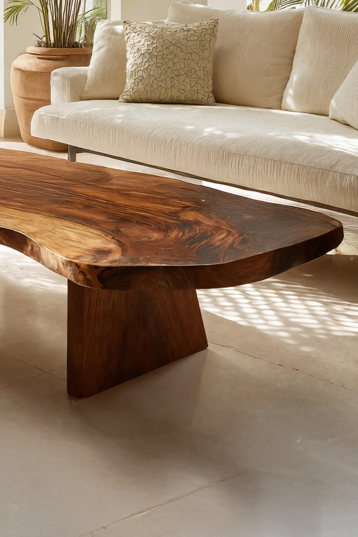 Mid Century Solid Wood Coffee Table For Living Roomdecor And Style