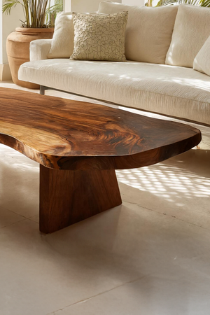 Mid Century Solid Wood Coffee Table For Living Roomdecor And Style