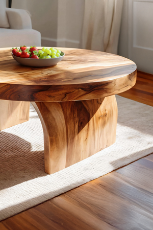 Handcrafted Solid Wood Coffee Table For Living Roomdecor And Home Decor
