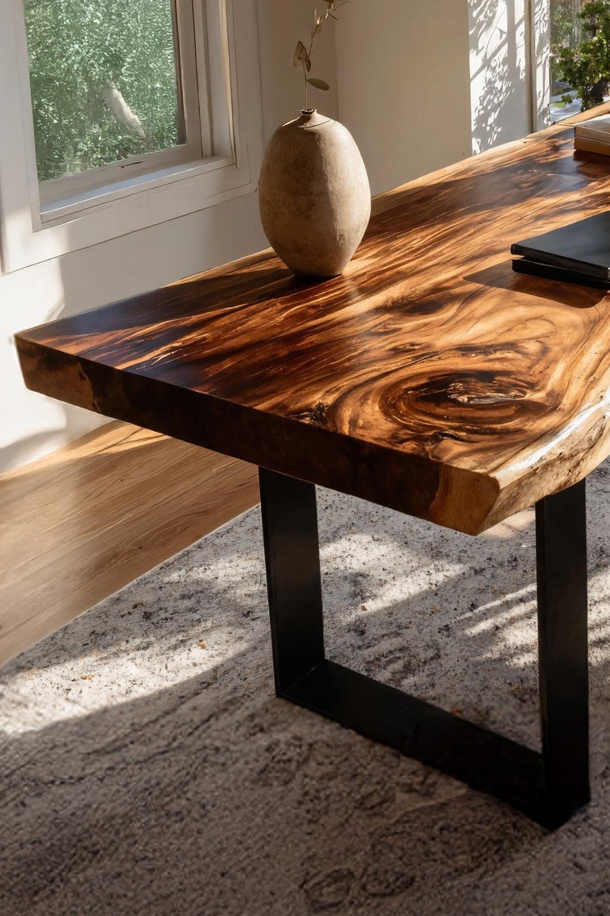 Handcrafted Solid Wood Tabletop For Furniture Decor