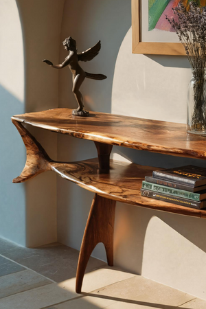 Modern Wooden Console Table For Entryway And Living Room