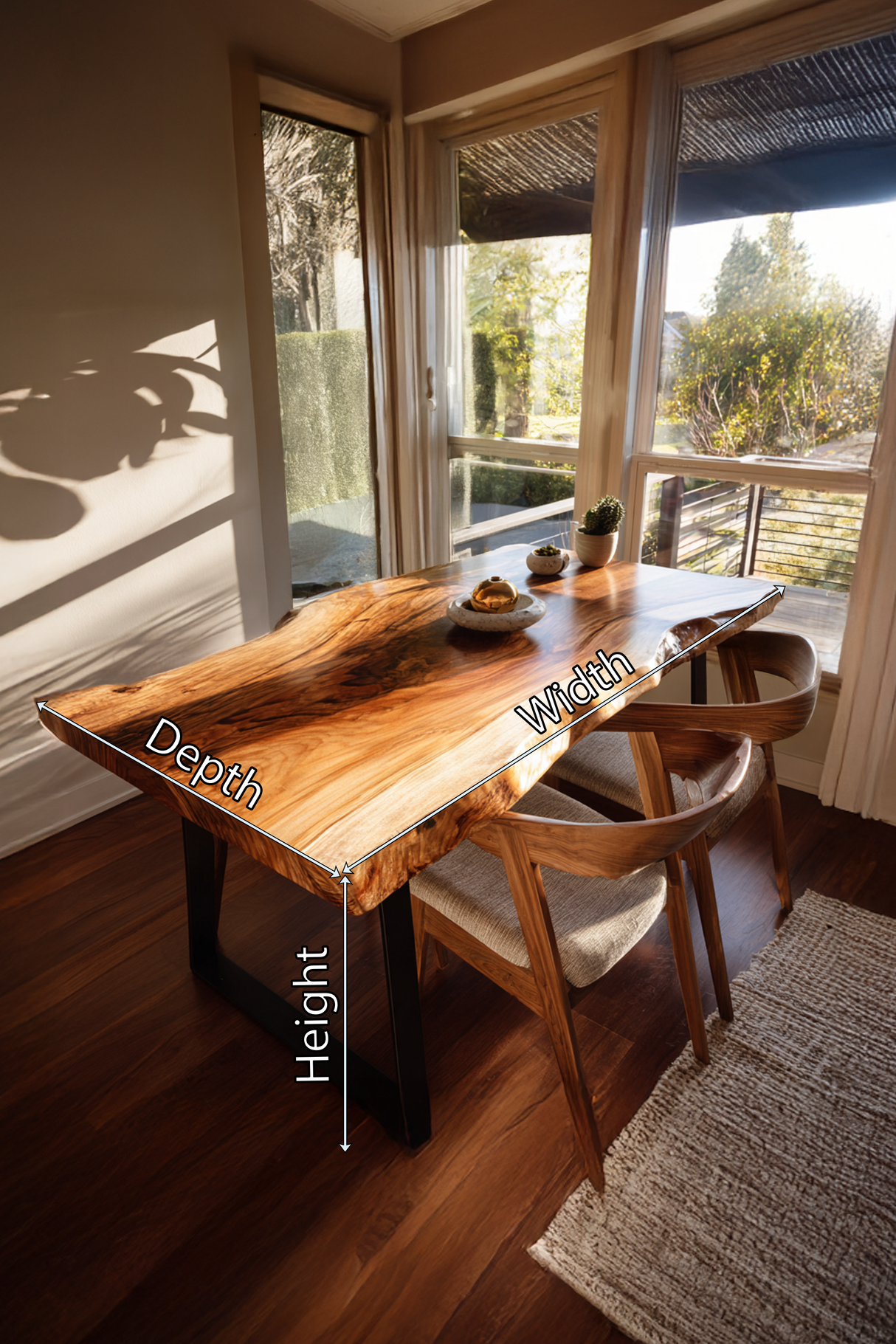 Kitchen Decor Farmhouse Solid Wood Dining Table Country