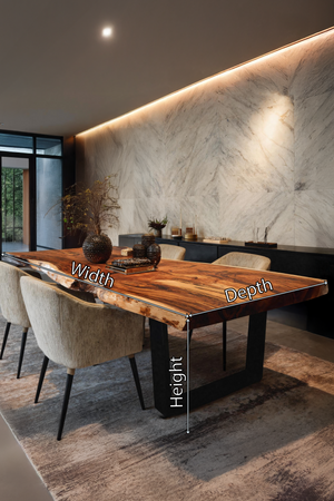 Dining Room Handcrafted Solid Wood Dining Table Artisan