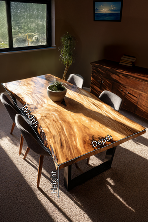 Dining Room Mid Century Solid Wood Dining Table Classic