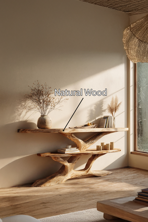 Mid Century Solid Wood Console Table For Classic Entryway Furniture