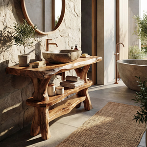 Modern Handmade Sink Vanity For Family Bathroom