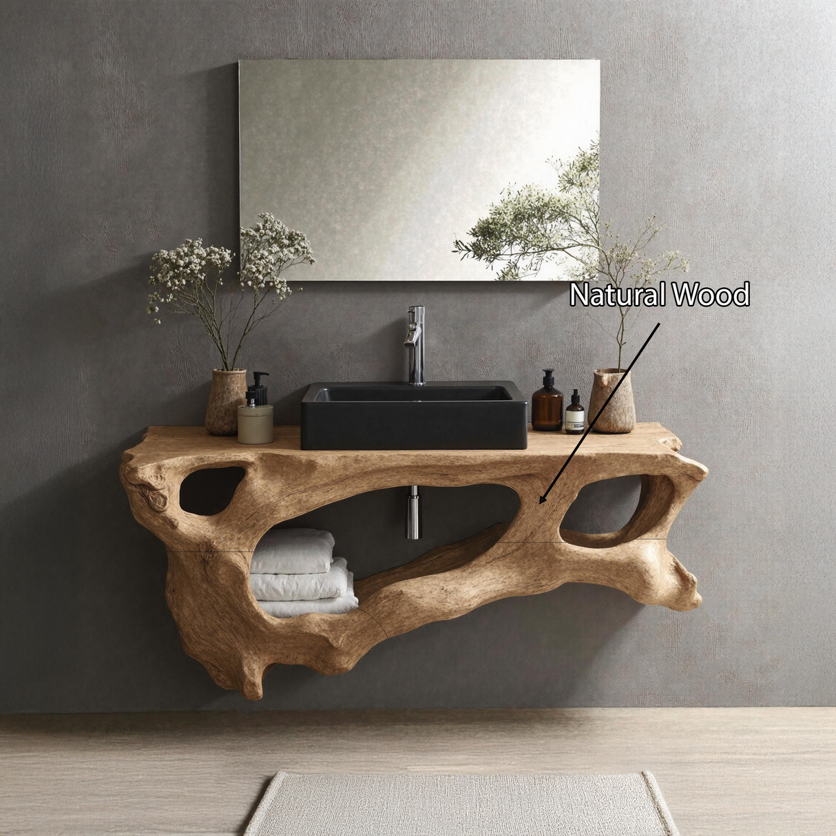 Unique Floating Vanity For Bathroom