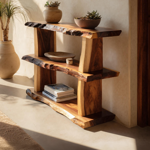 Minimal Handmade Spice Shelf For Kitchen Storage And Counter Decor