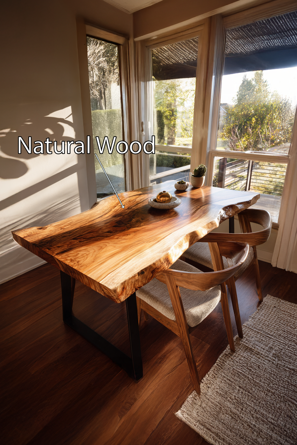 Kitchen Decor Farmhouse Solid Wood Dining Table Country