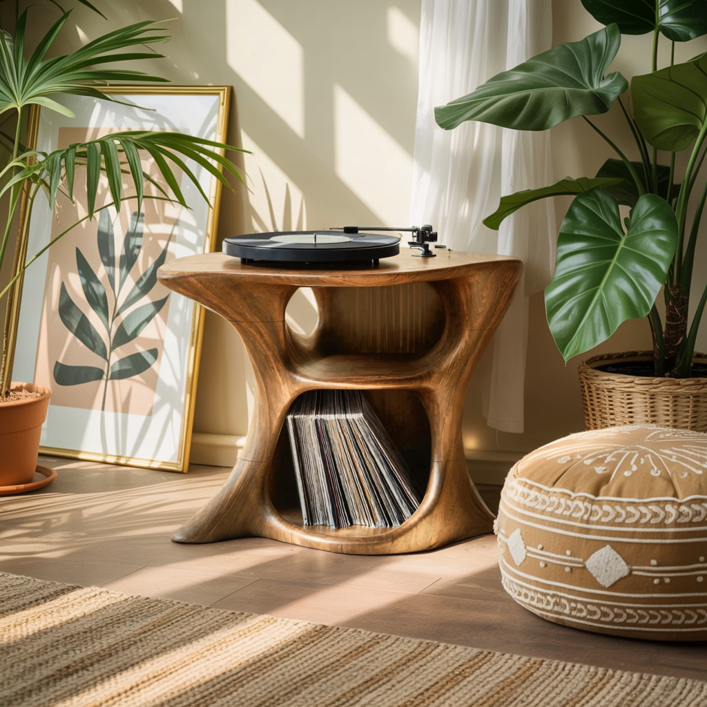 Farmhouse Wooden Media Stand Home Decor Accents