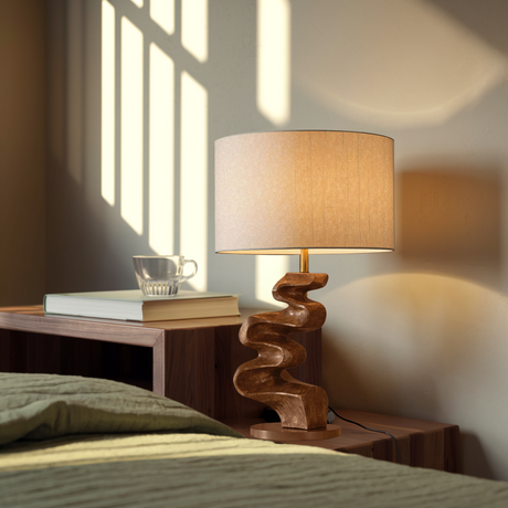 Modern Sculptural Table Lamp For Living Room Bedroom