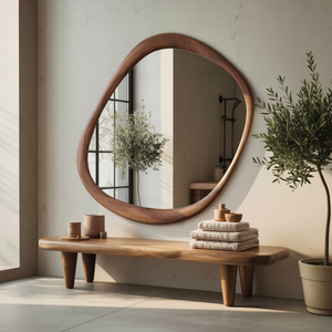 Minimalist Wall Mirror For Entryway Or Living Room