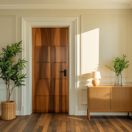 Modern Panel Door Design For Living Room And Hallway