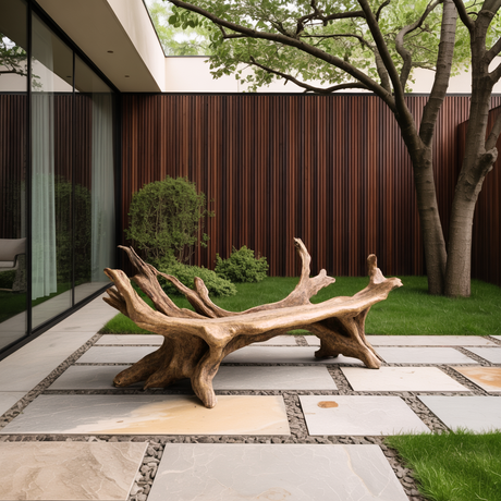 Handcrafted Live Edge Bench Entryway Design For Natural Wood Appeal
