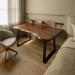 Modern Live Edge Writing Desk For Home Office