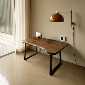 Modern Live Edge Writing Desk For Home Office