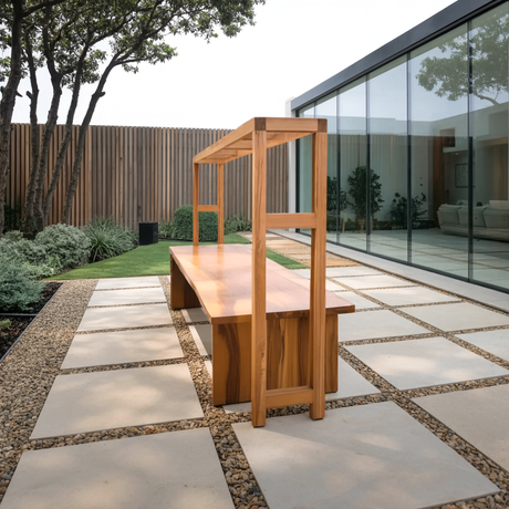 Modern Outdoor Dining Table For Patio Or Garden Space