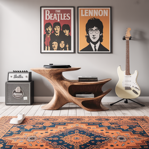 Handcrafted Record Stand Music Lover's Dream
