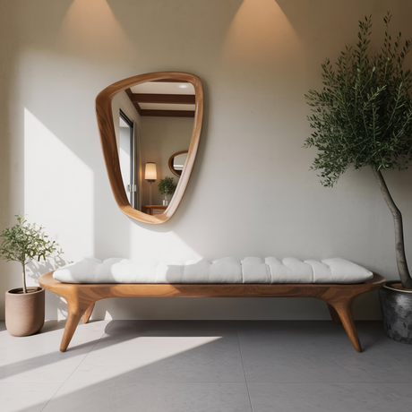 Modern Minimalist Bench For Hallway And Entryway Seating