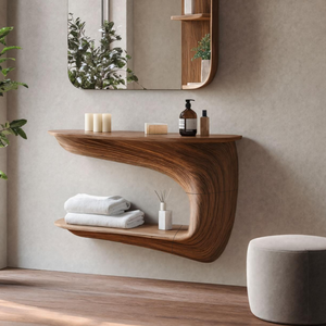 Handcrafted Solid Wood Vanity for Bedroom Furniture Decor