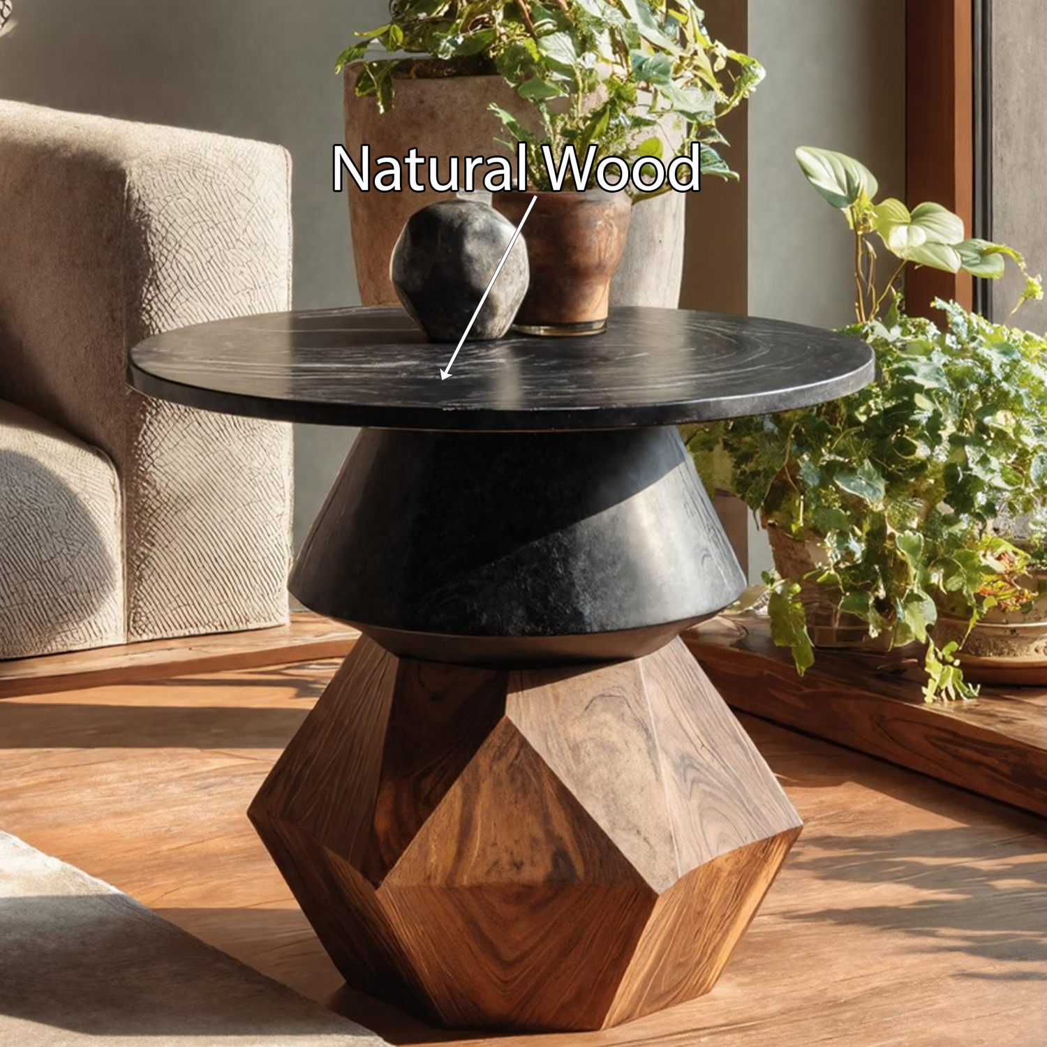 Mid Century Wooden Side Table For Entryway Design Refresh