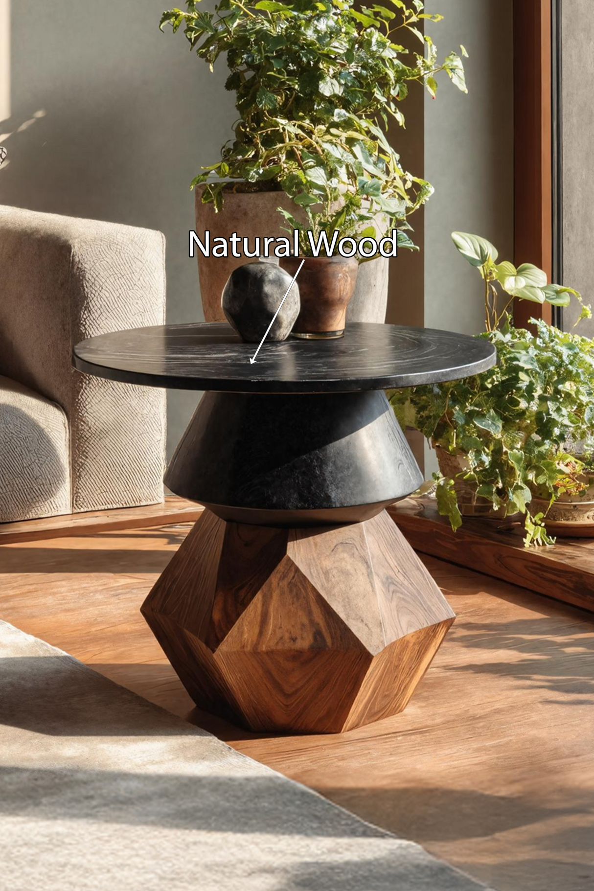 Mid Century Wooden Side Table For Entryway Design Refresh