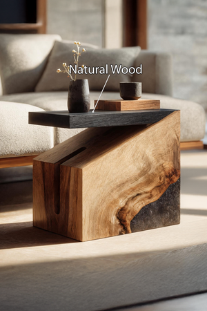 Mid Century Solid Wood End Table For Furniture Decoration