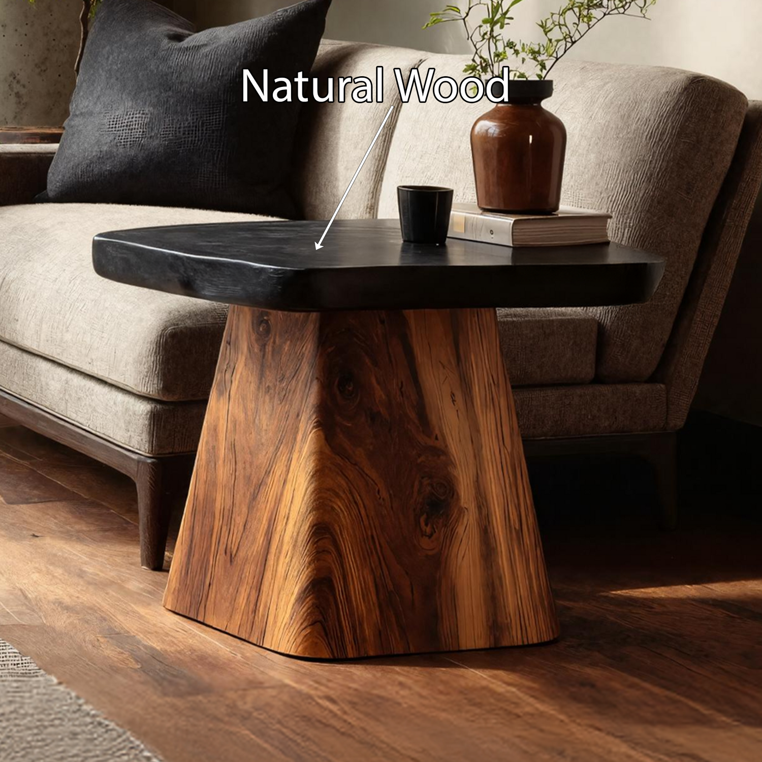 Mid Century Wooden Side Table For Furniture Decor Refresh