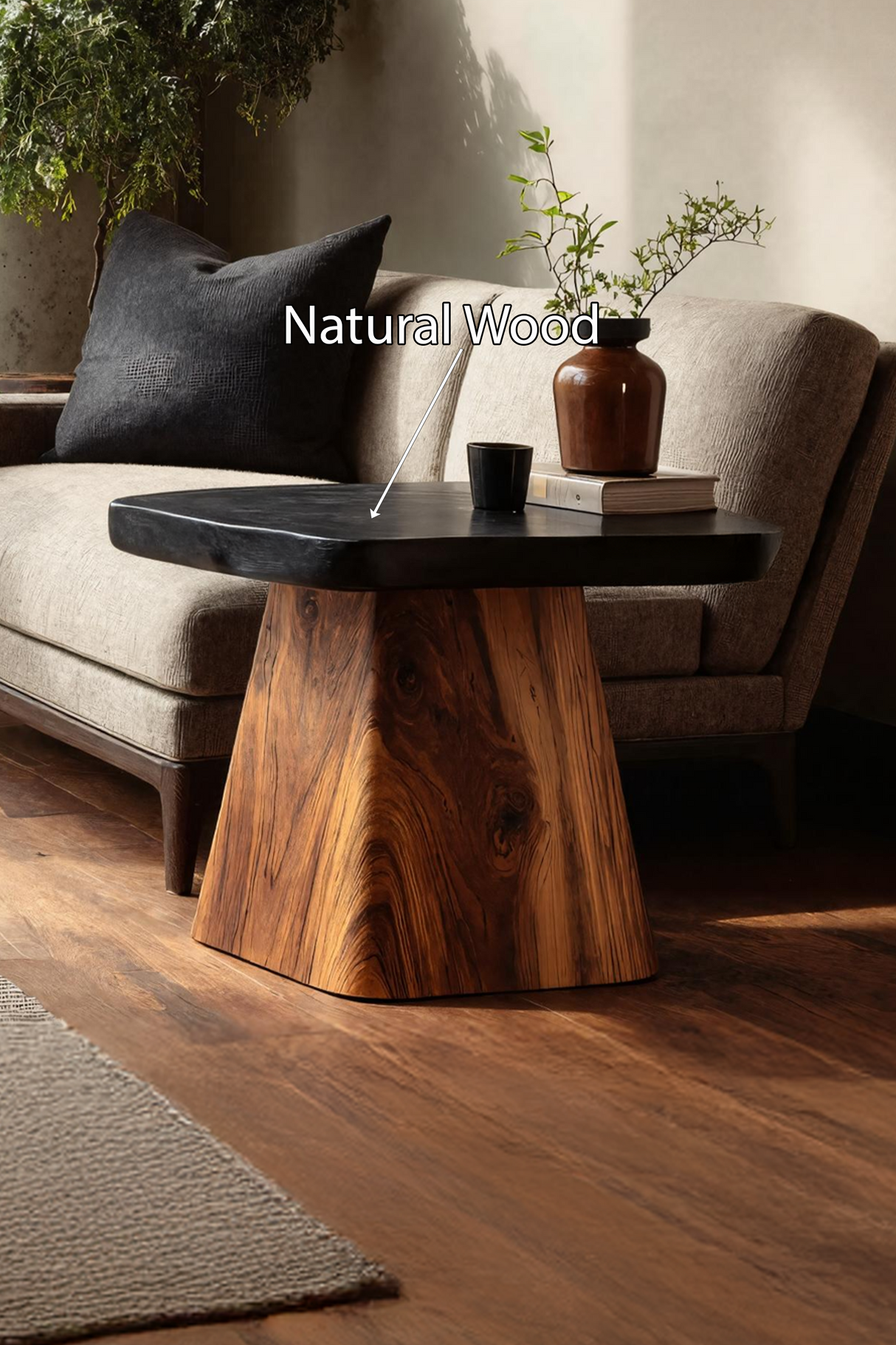 Mid Century Wooden Side Table For Furniture Decor Refresh