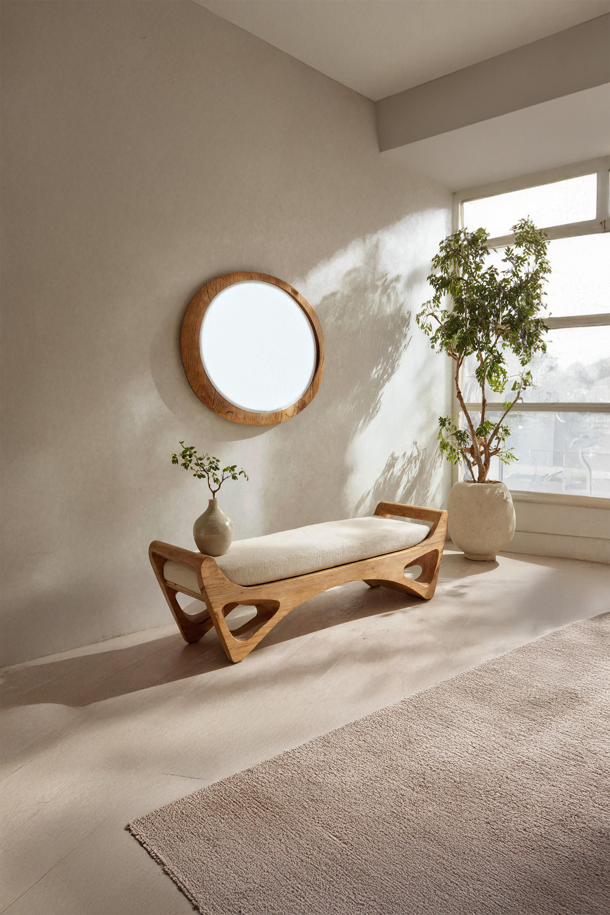 Handcrafted Bedroom Bench For Functional Furniture Styling