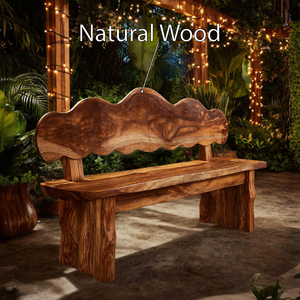 Handcrafted Live Edge Wood Bench For Hallway Furniture