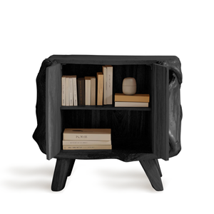 Farmhouse Live Edge Nightstand For Natural Bedroom Vibe