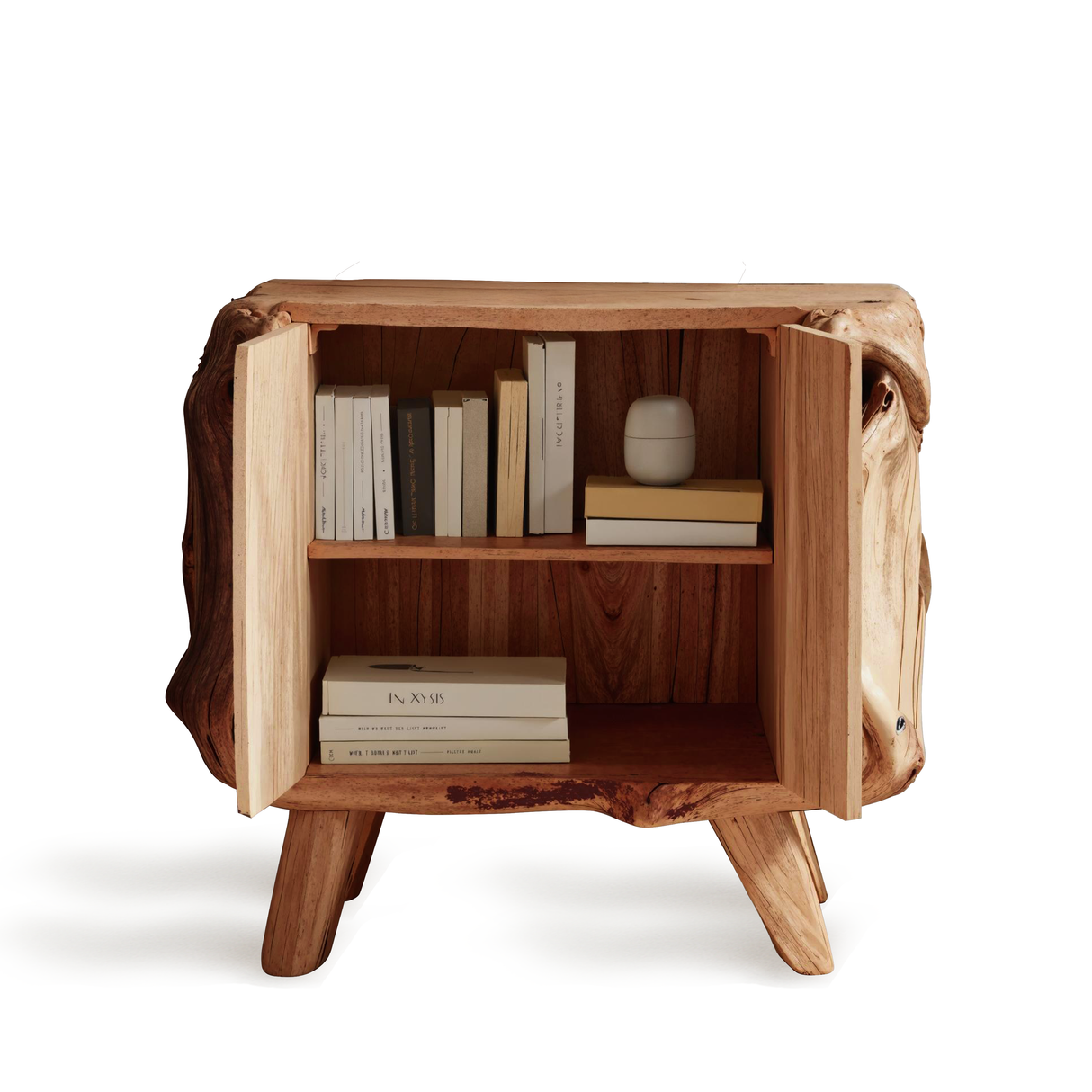 Farmhouse Live Edge Nightstand For Natural Bedroom Vibe