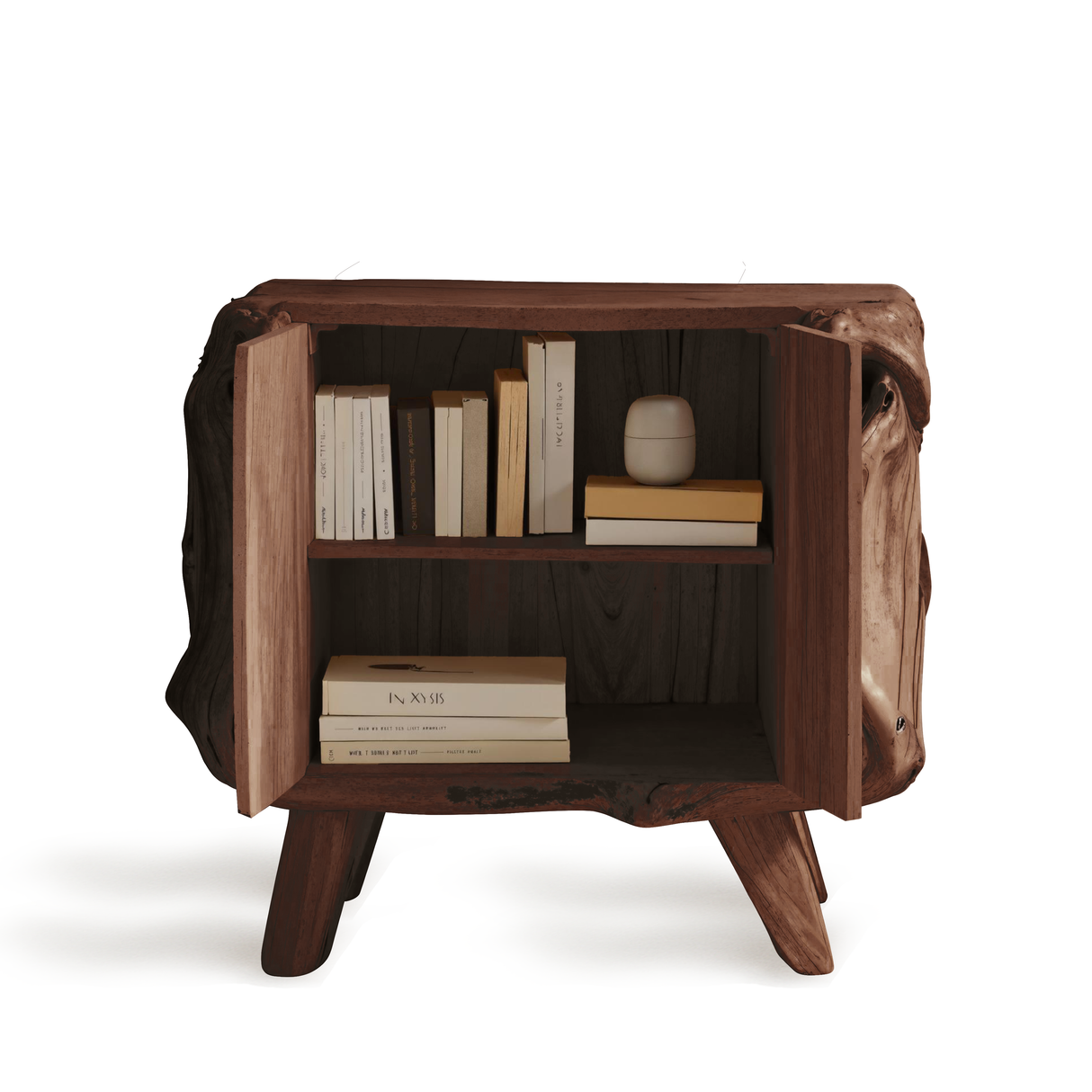 Farmhouse Live Edge Nightstand For Natural Bedroom Vibe