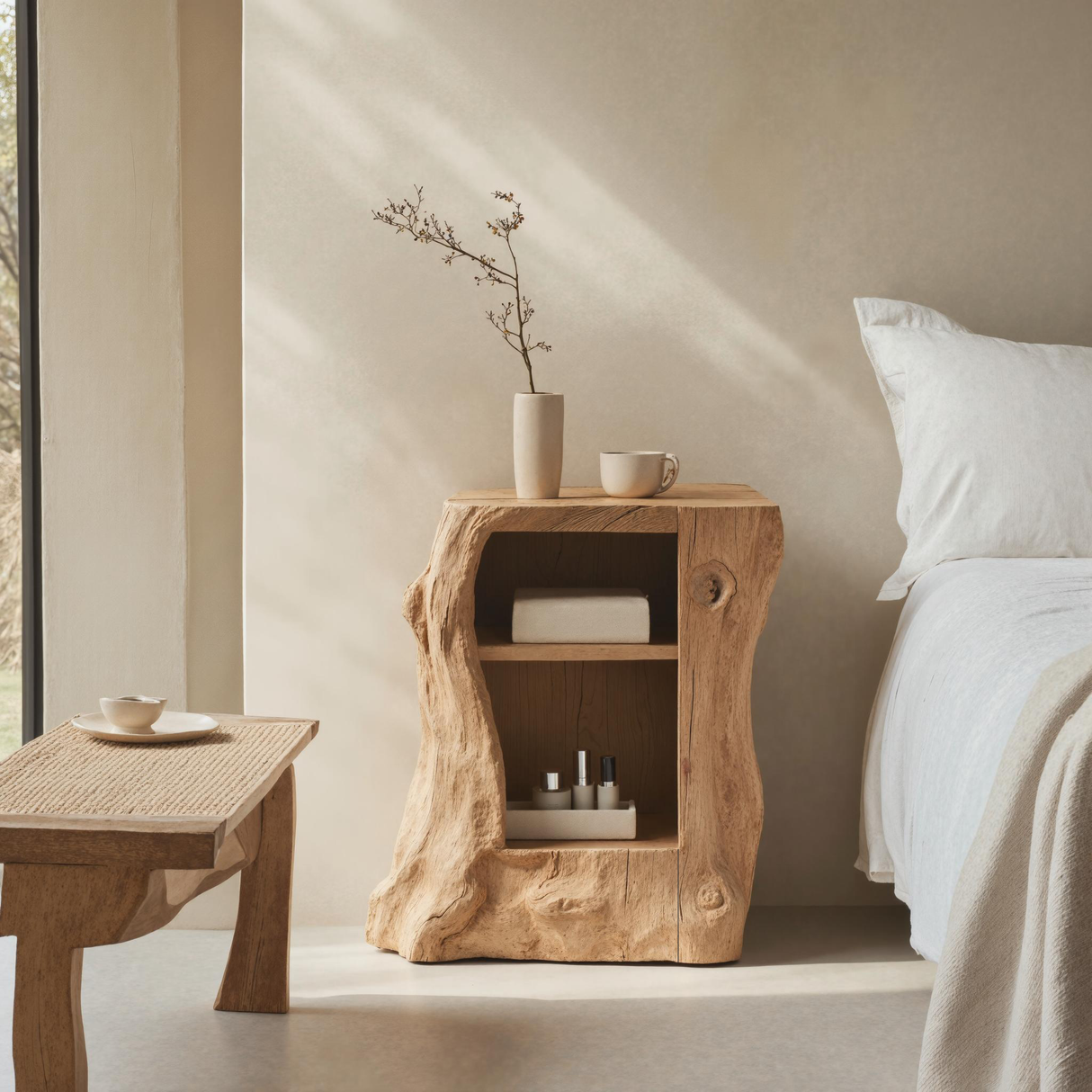 Handcrafted Side Cabinet For Bedroom Decor Ideas