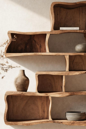 Handcrafted Floating Shelf For Modern Living Room Design
