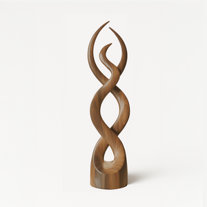 Modern Abstract Wooden Sculpture For Home Decor