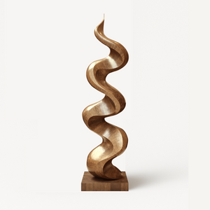 Mid Century Handmade Wood Art For Living Space