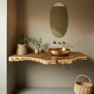 Farmhouse Style Floating Vanity For Modern Bathroom