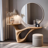 Mid Century Solid Wood Vanity For Furniture Decor Space