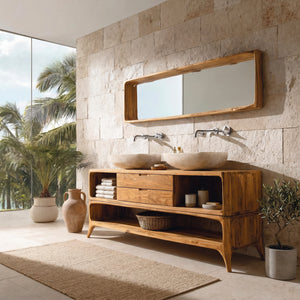 Luxury Bathroom Vanity Two-tier Design For Bathroom Furniture