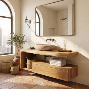 Modern Floating Bathroom Vanity For Spa