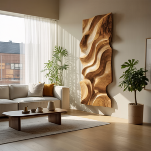 Modern Organic Wall Decor Art Piece For Living Room