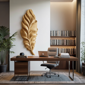 Handcrafted Feather Wall Art For Home Decor