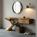 Handcrafted Wooden Console Table For Entryway Design