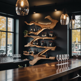 Farmhouse Wine Holder For Furniture Wine Rack Display