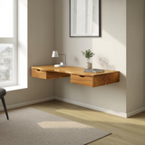 Modern Floating Desk With Drawers For Home Office